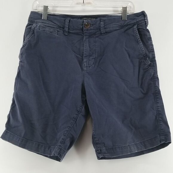 American Eagle Outfitters Shorts Womens Size 30 Full Zip Front Rear Pockets Grey - Picture 1 of 7